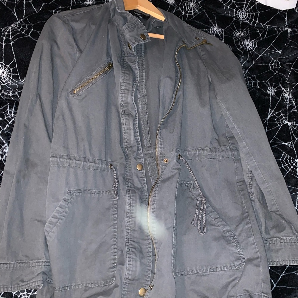 Gray coat